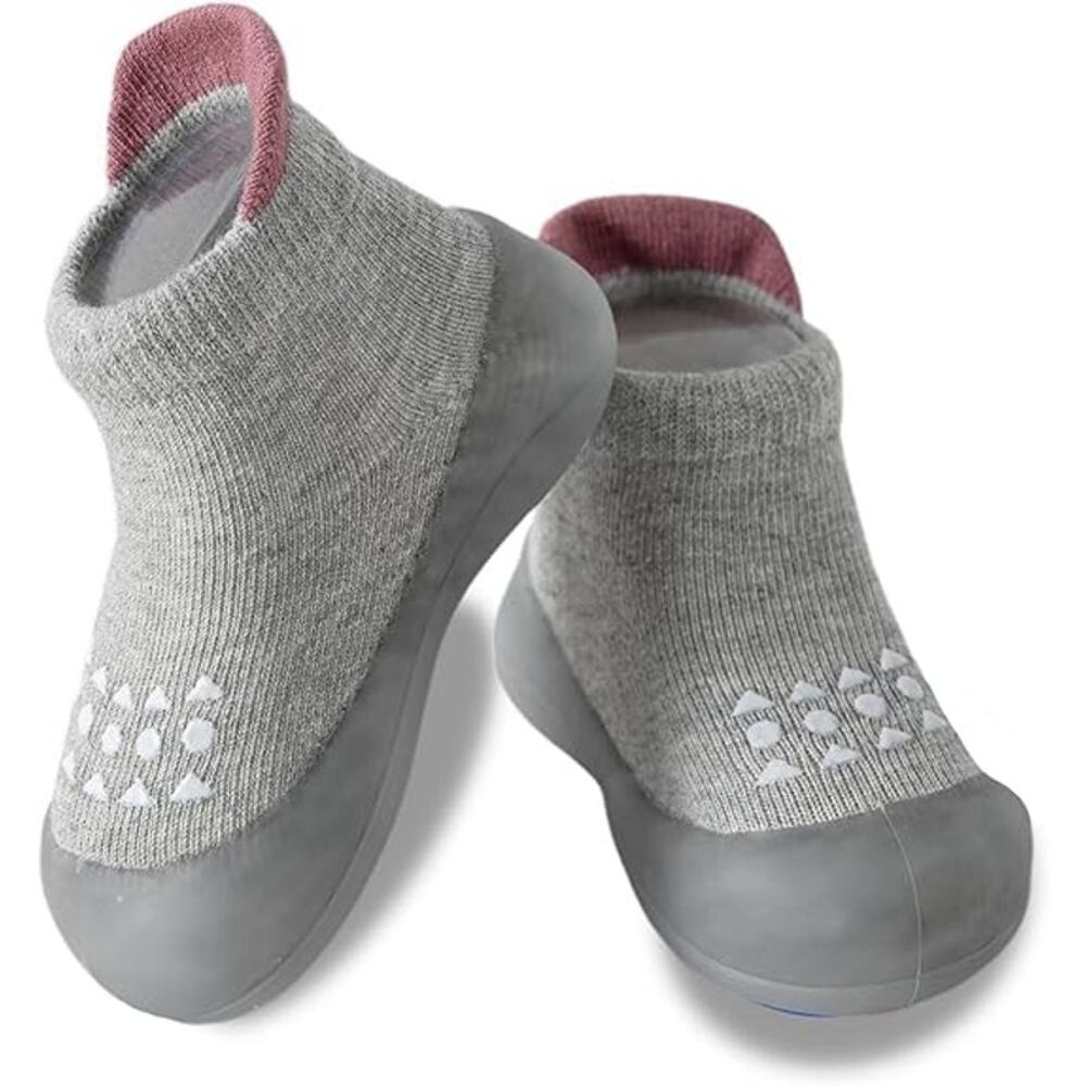 Baby Toddler Infant, 12-18 months Walking Slippers Socks, Non-Slip Soft Sole NEW